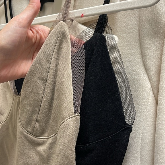 CLOSET CLEAROUT: WOMENS URBAN OUTFITTERS TANK TOP BUNDLE BLACK + TAN SZ S - Picture 4 of 4